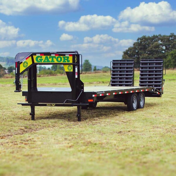Gooseneck 20' deck 5' foot dove tail 16k