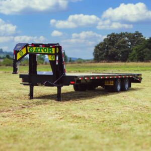 Gooseneck 20' deck 5' foot dove tail 24k