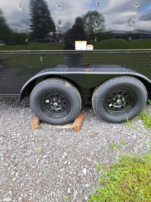 7x14 Tandem Axle Box Trailer Blackout - Image 6