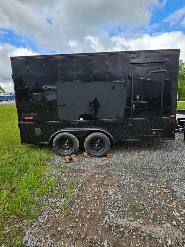 7x14 Tandem Axle Box Trailer Blackout