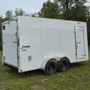 716IH White 8'x16 7' Tall HD 5200 GVWR Trailer (Copy)