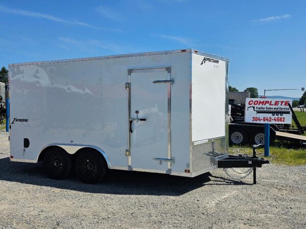 Homesteader 814HI White 8'x16 7' Tall HD 7000 GVWR Trailer