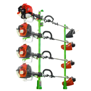 4-Trimmer Rack w/ Armored Lock Protection